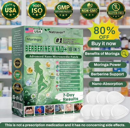 𝐍𝐚𝐭𝐫𝐚𝐯𝐨𝐫® 𝑴𝒆𝒕𝒂𝒃𝒐𝒍𝒊𝒄 𝑵𝒂𝒏𝒐 𝑴𝒊𝒄𝒓𝒐𝒏𝒆𝒆𝒅𝒍𝒆 𝑷𝒂𝒕𝒄𝒉 (𝐉𝐮𝐬𝐭 𝐨𝐧𝐜𝐞 𝐚 𝐝𝐚𝐲, 𝐯𝐢𝐬𝐢𝐛𝐥𝐞 𝐜𝐡𝐚𝐧𝐠𝐞𝐬 𝐢𝐧 𝟕 𝐝𝐚𝐲𝐬）𝘽𝙚𝙧𝙗𝙚𝙧𝙞𝙣𝙚 + 𝙈𝙤𝙧𝙞𝙣𝙜𝙖 𝙁𝙤𝙧𝙢𝙪𝙡𝙖 ✅ 𝐅𝐨𝐫 𝐨𝐛𝐞𝐬𝐢𝐭𝐲, 𝗟𝗼𝗼𝘀𝗲 𝘀𝗸𝗶𝗻,𝐝𝐢𝐚𝐛𝐞𝐭𝐞𝐬, 𝐬𝐥𝐞𝐞𝐩 𝐚𝐩𝐧𝐞𝐚, 𝐣𝐨𝐢𝐧𝐭 𝐢𝐬𝐬𝐮𝐞𝐬, 𝐚𝐧𝐝 𝐦𝐨𝐫𝐞 💯💯
